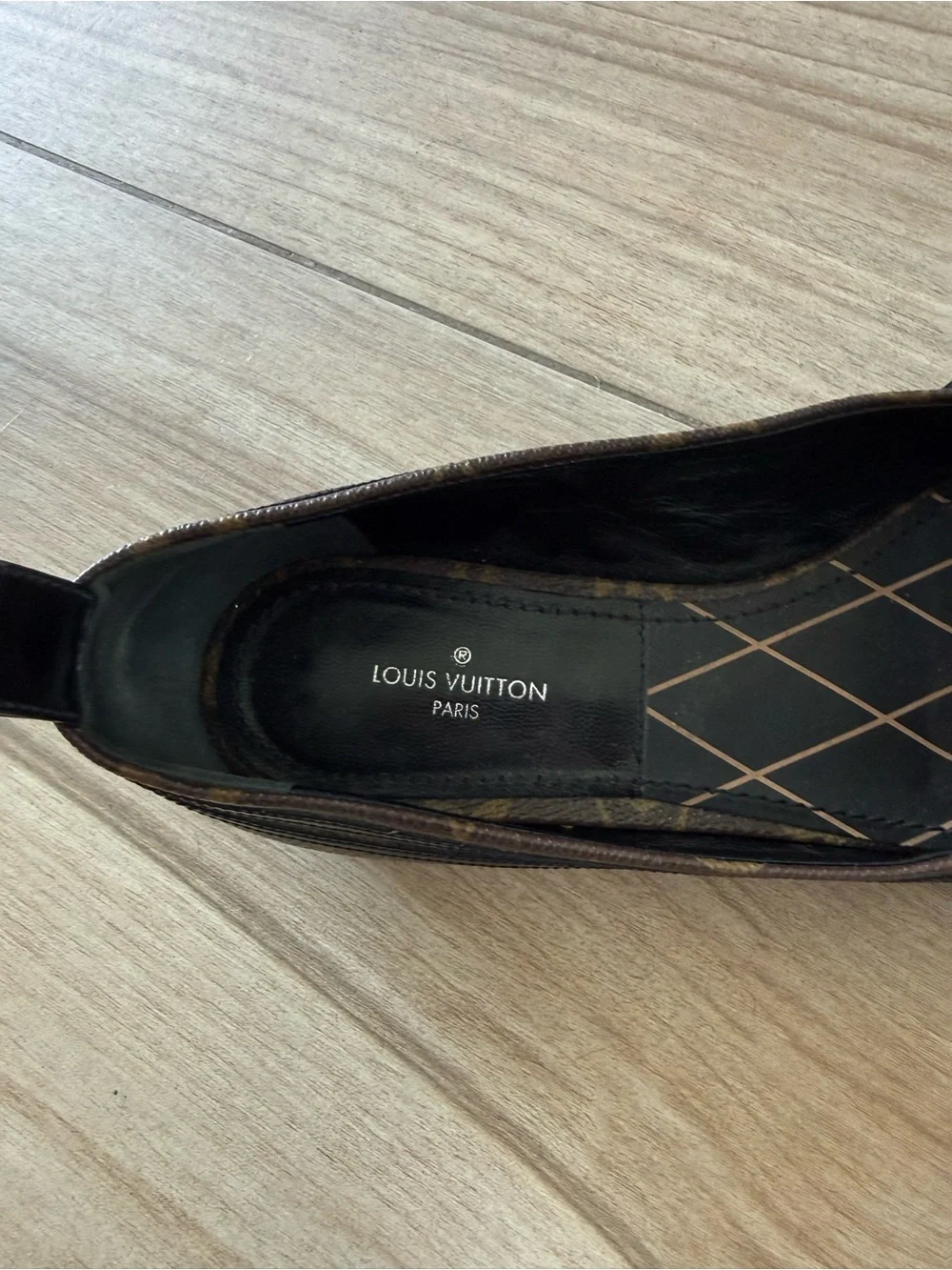 Louis Vuitton Brown Monogram Mary Jane Ballerina Flats Quiet Luxury Parisian